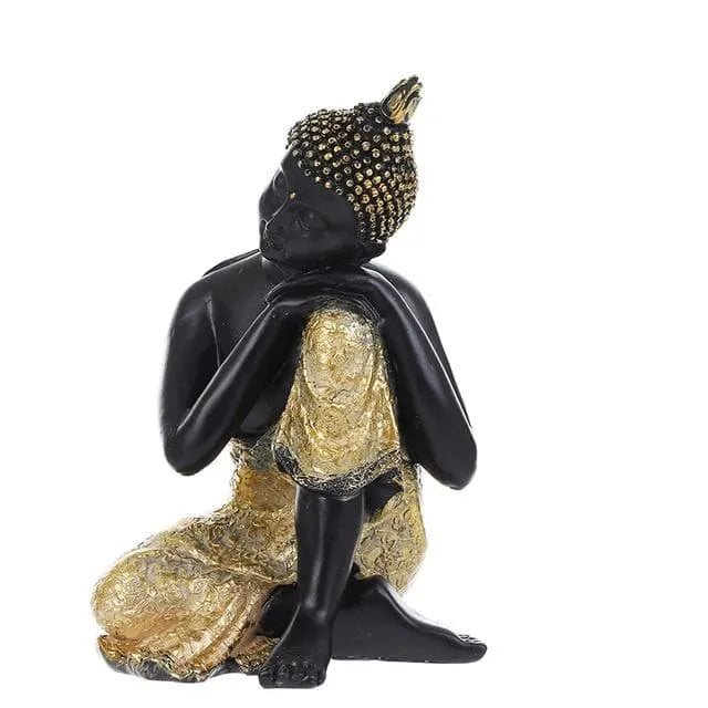 Buddhism Decor For Buddha Tathagata Sculpture Thailand Yoga Mandala Sculptures Resin Craft Amitabha Statue - Lotus Prayer
