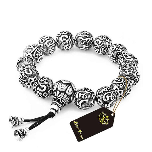 Tibetan Silver Plated Lotus Bead Bracelet