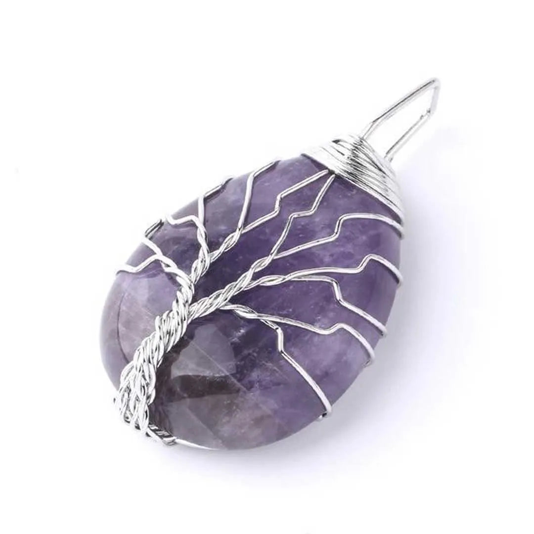 Tree Wrapped Pendant Necklace