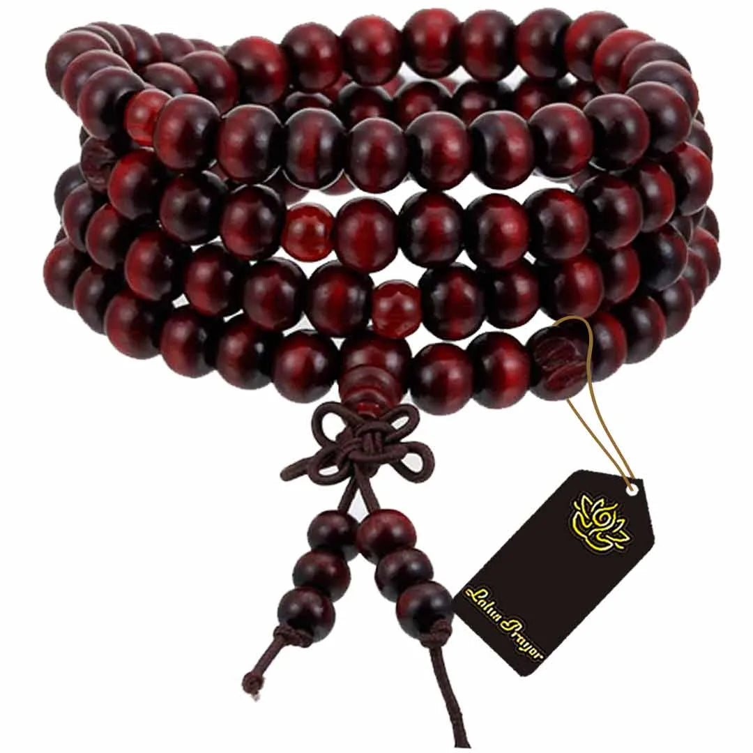 Trendy Natural Sandalwood Beads Bracelet